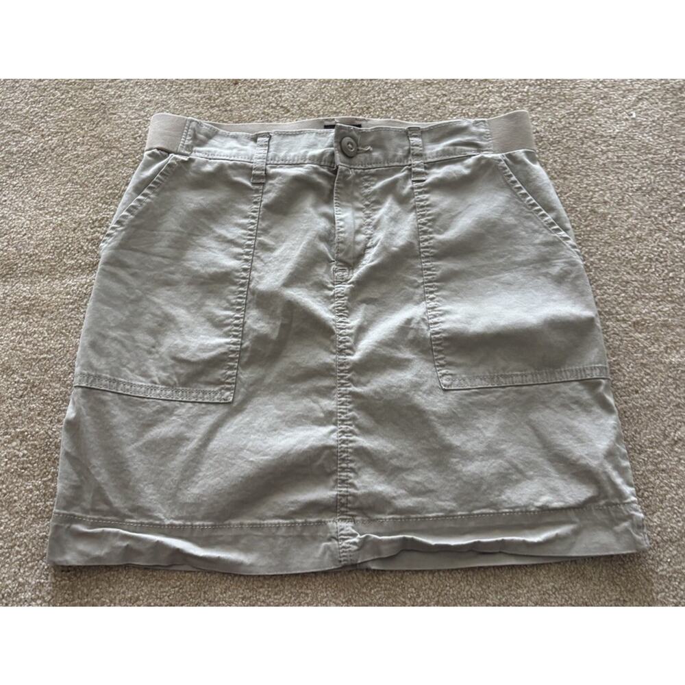 Vintage Lee Activewear Khaki Mini Skirt With Built In Shorts